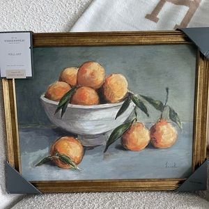 Studio McGee citrus harvest framed art NEW!!